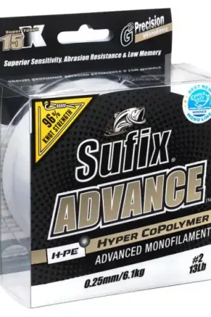 Offre Exclusive Sufix Advance 150m Klar 0,16mm