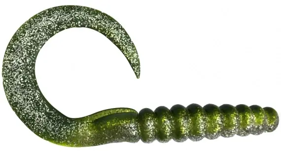 ShadXperts SX XXL Tail 11'' 27cm., Clear Silverglitter / Red Authentique