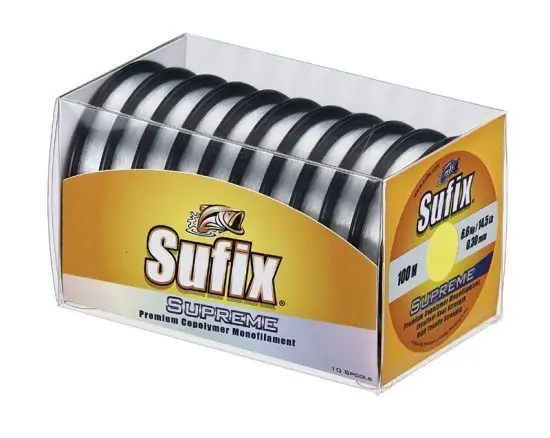 Vente Directe Sufix Supreme 100m Clear - 1,40mm