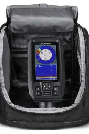 Commander Vite Garmin Striker Plus 4, Portable Ice Fishing Kit w/ Dual Beam