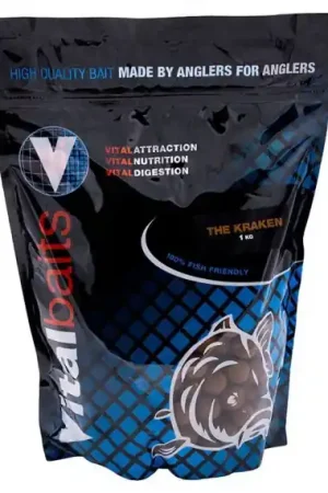 Vente Flash Vital Baits Boilies The Kraken 14mm 1kg