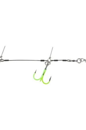 CWC PRO UV Chartreuse Stinger, SS 100lb Original Tandem 2/0 Haute Qualité