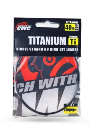 Populaire CWC Titanium No-Kink Leader Material, 10ft - 50lb