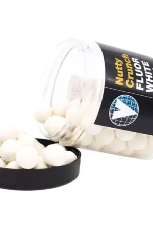 Vital Baits Pop-ups Nutty Crunch Fluor White 18mm 80g Commande En Gros