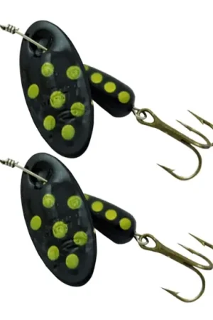 Haute Qualité Sølvkroken Spesial Spinner 2-pack 9g - BL