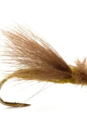 Super Prix Guideline CDC Caddis Adult Olive # 12