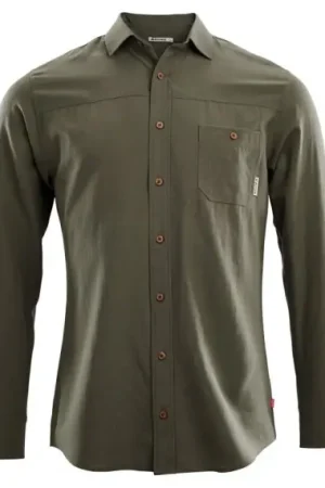 Top Vente Aclima LeisureWool Woven Woolshirt M's Ranger Green - XXL