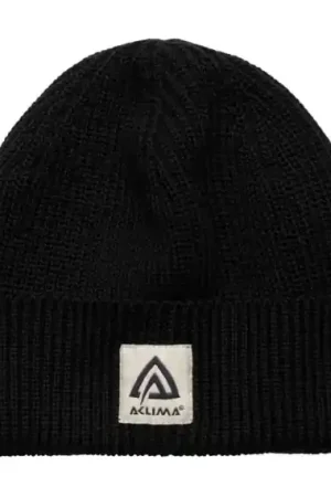 Offre Exclusive Aclima Explorer Beanie Unisex Jet Black Onesize