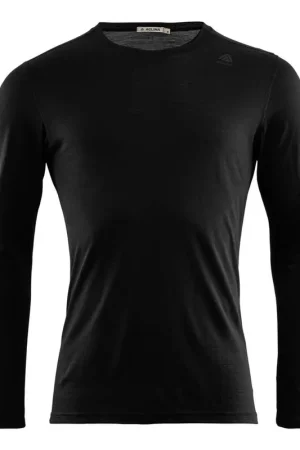 Aclima LightWool Undershirt Long Sleeve Jet Black M Prix Réduit