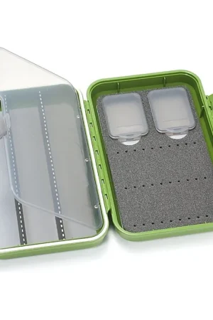 C&F Design Medium 2-Row WP Tube Fly Case w 3 Comp (CF-2403V) Olive Meilleur Choix