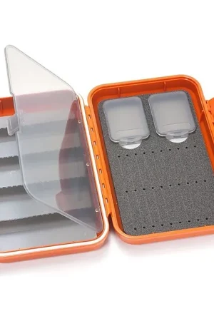 Populaire C&F Medium 2-Row WP Tube Fly Case w 5 Comp (CF-2405H) Burnt Orange