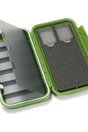 C&F Design Large 3-Row WP Tube Fly Case w 6 Comp (CF-3406H) Olive Produit De Marque