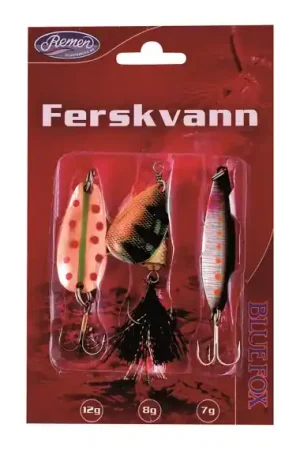 Expédition Rapide Blue Fox Sluksett Ferskvann 3-Pack