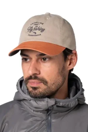 Guideline Fly Fishing Cap - Khaki/Pumpkin Jusqu'à Épuisement Des Stocks