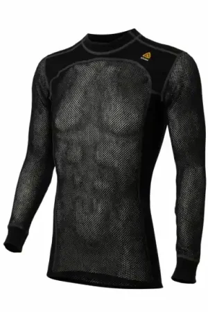 Aclima Woolnet Crew Neck Man - L Black Commande En Gros