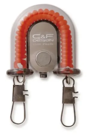 Certifié C&F 2-in-1 Retractor w Fly Catcher Orange (CFA-70WF)