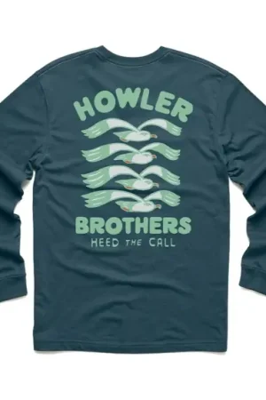 Commander Vite Howler Bro's Longsleeve T-Shirt Flocka Seagulls Key Largo - S