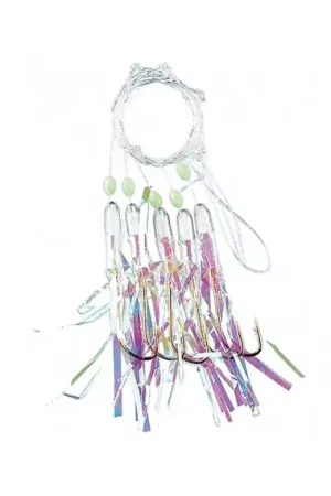 Top Vente Fladen Tinsel 5 Hooks, size 3/0