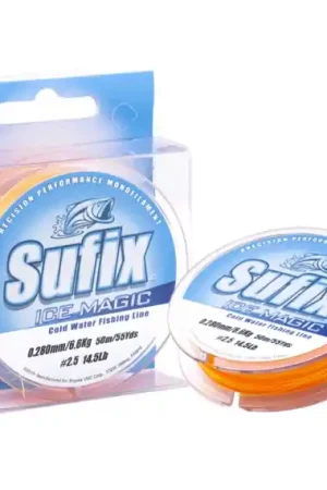 Sufix Ice Magic Mono Yellow/Orange 50m 0,175mm Livraison Express