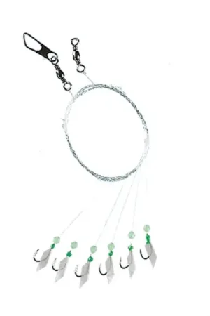 Fladen Micro-Skin Rig 6 Hooks, Size 14 Produit De Marque