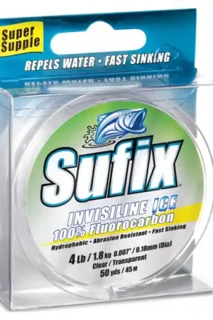 Sufix Invisiline Ice Fluorocarbon Clear 50m - 0,16mm/2,0kg Offre Exclusive
