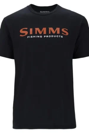 Vente Flash Simms Logo T-Shirt Jet Black - XXL