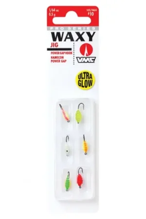 Blue Fox Waxy Jig Kit #8 Glow 0,9gr (6-pack) Populaire