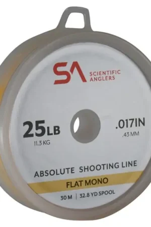 SA Absolute Shooting Line Flat Mono 30m 35lb Orange Solde