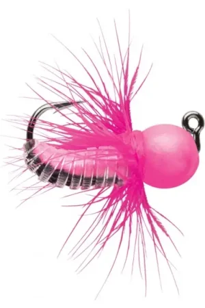 VMC Tungsten Fly Jig 1,8g (2pcs) - Glow Pink Offre Exclusive