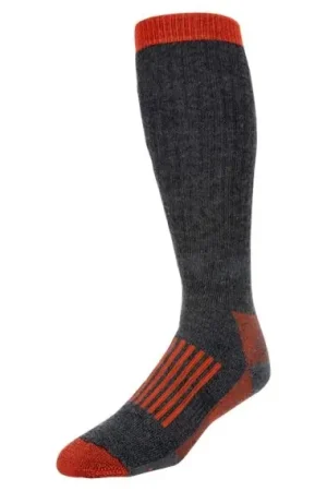 Bon Plan Simms Merino Thermal OTC Sock Carbon - XL
