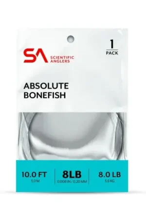 SA Absolute Bonefish Leader 10' 8 lb (0,20 mm) Promotion