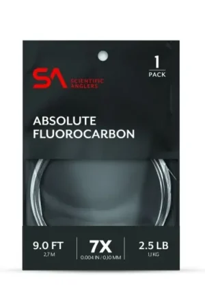 Commander Maintenant SA Absolute Fluorocarbon Tapered Leader 9' 6X (0,13 mm)