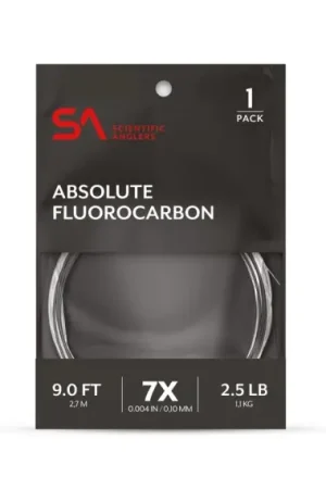 Solde SA Absolute Fluorocarbon Tapered Leader 12' 0,23 mm