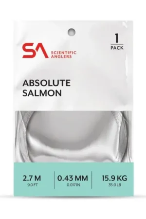 Nouveauté SA Absolute Salmon Leader 9' 0,43mm