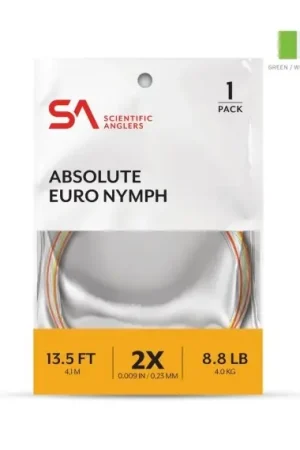 SA Absolute Euro Nymph Leader 30' 2X (0,23 mm) Nouvelle Collection