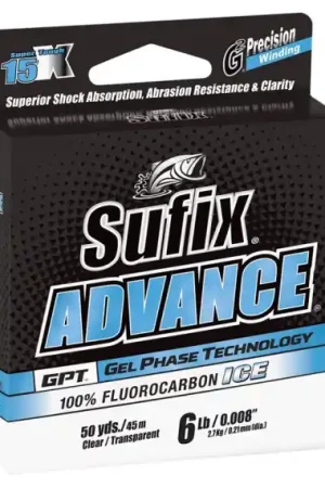 Sufix Advance Ice Fluorocarbon 50m 0,21mm Commander Maintenant