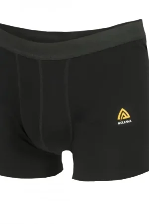 Aclima Warmwooll Boxershorts Jet Black, Small Commande En Gros