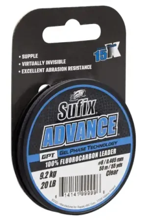 Prix Bas Sufix Advance Fluorocarbon Clear 50m 0,260mm 4,9kg