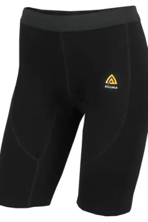 Aclima WarmWool Shorts (Long) Woman, Jet Black - M Expédié Aujourd'hui