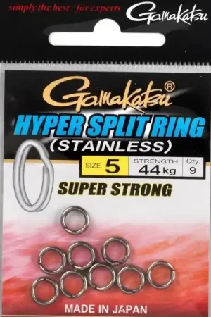 Commande En Gros Gamakatsu Hyper Split Ring #07 83kg