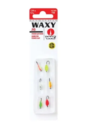 Nouveauté VMC Waxy Jig Kit 1,8g Glow 6-pack