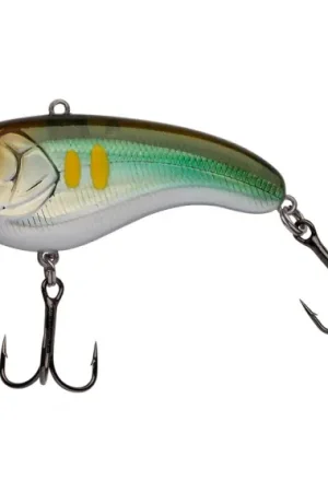 Berkley Flatt Shad 5cm, 9,5g - UV Spotted Yellow Neon Top Vente