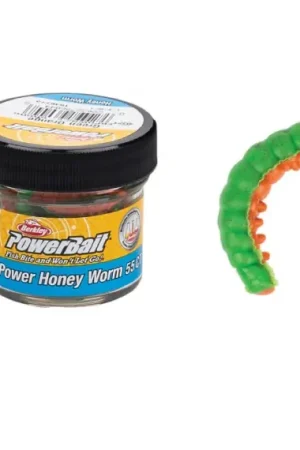 Bon Marché Berkley Power Honey Worm 2.5cm - Red Yellow