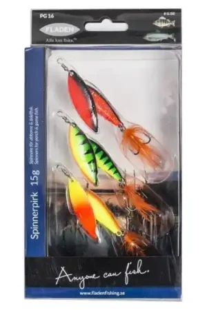 Fladen Spinnerpilk 3pcs 15g Fluo Top Vente