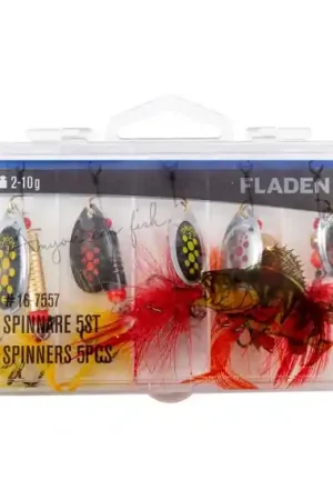 Expédition Rapide Fladen Spinners 2-10g 5pcs In Plastic Box
