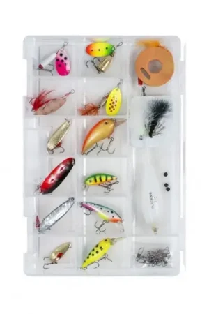 Fladen Target Trout/Rainbow Box w. baits and accessories Quantité Limitée