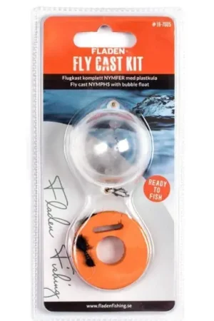 Fladen Fly Casting with floating ball and Nymphs Marque