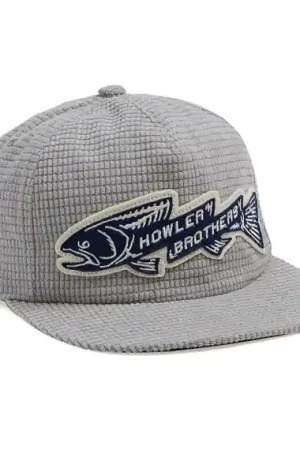 Affaire À Saisir Howler Bros Trout Bolt Snapback - Grey Grid Corduroy