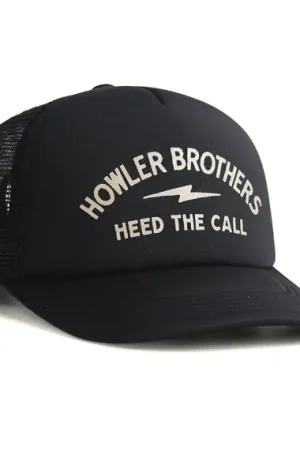 Howler Bros Lightning Badge Foam Dome - Black Jusqu'à Épuisement Des Stocks