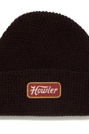 Howler Bro's Hawkeye Beanie Howler Script - Dark Brown Seulement Aujourd'hui